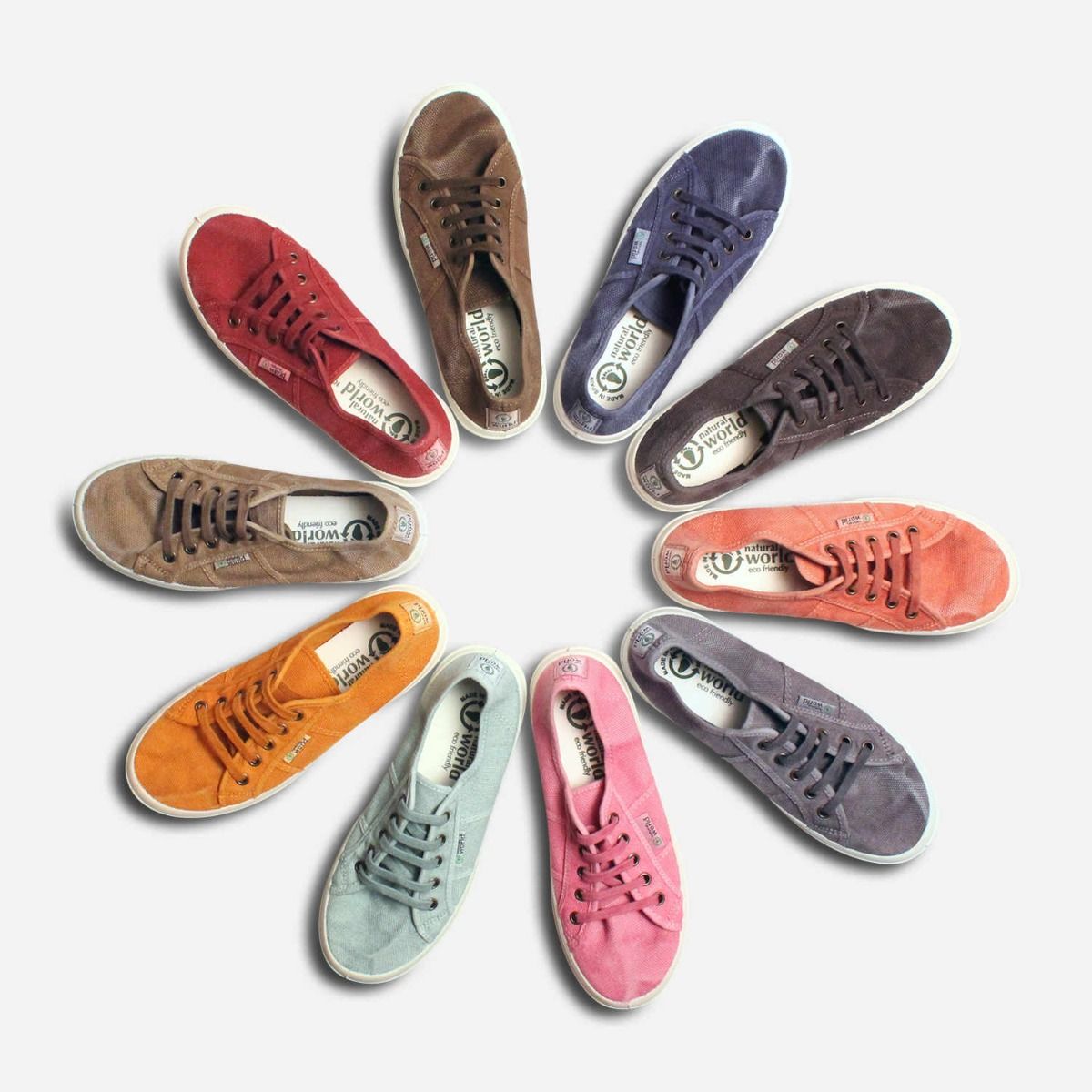 Natural World Womens Eco Friendly Shoes in Khaki Brown