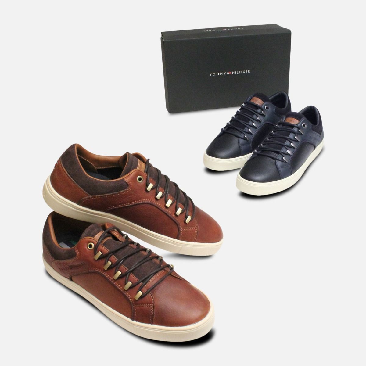 Tommy Hilfiger Navy Blue Designer Moon Trainers