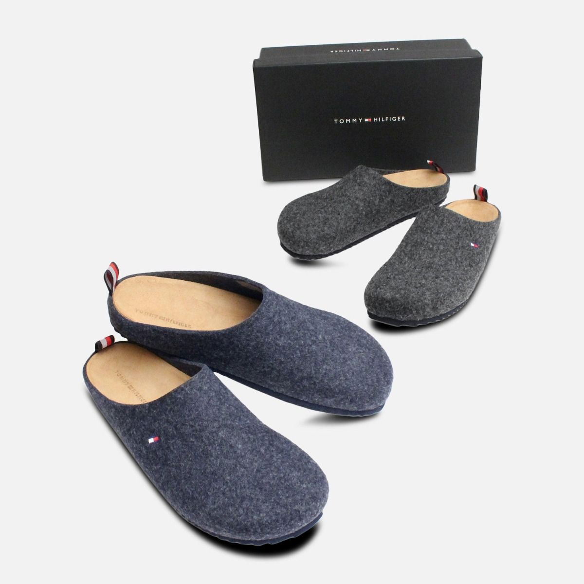 Navy Blue Tommy Hilfiger Donny Mens Slippers