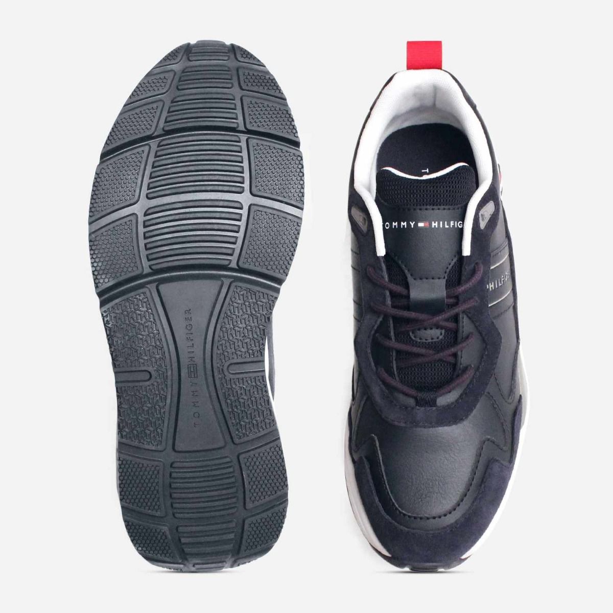 Tommy Hilfiger Premium Navy Blue Leather Casual Shoes