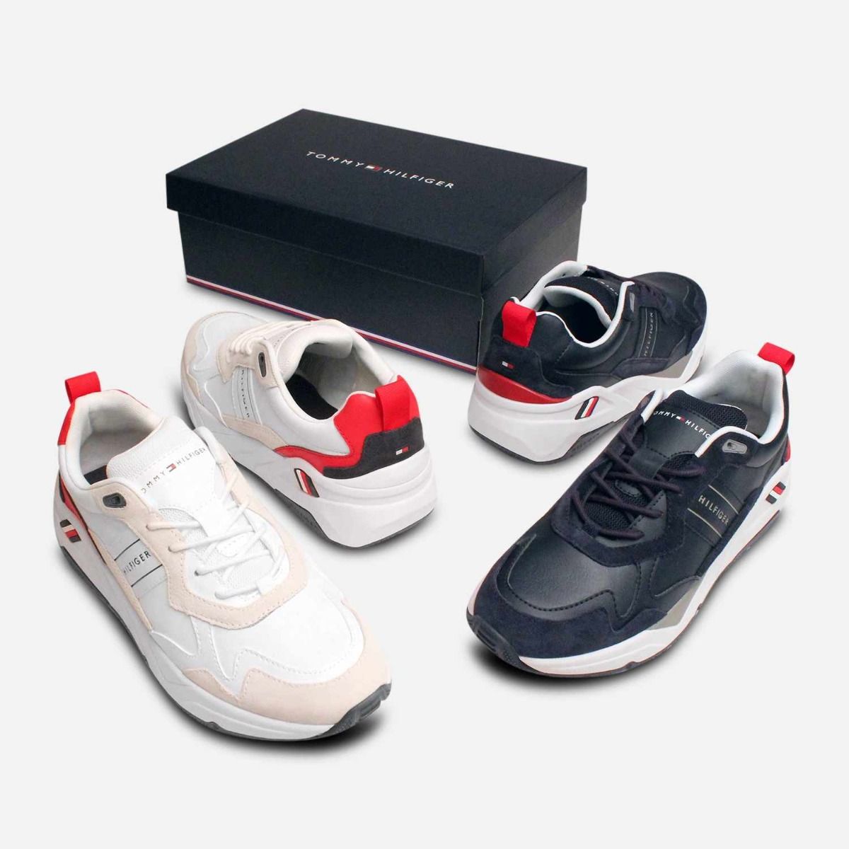 Tommy Hilfiger Premium Navy Blue Leather Casual Shoes