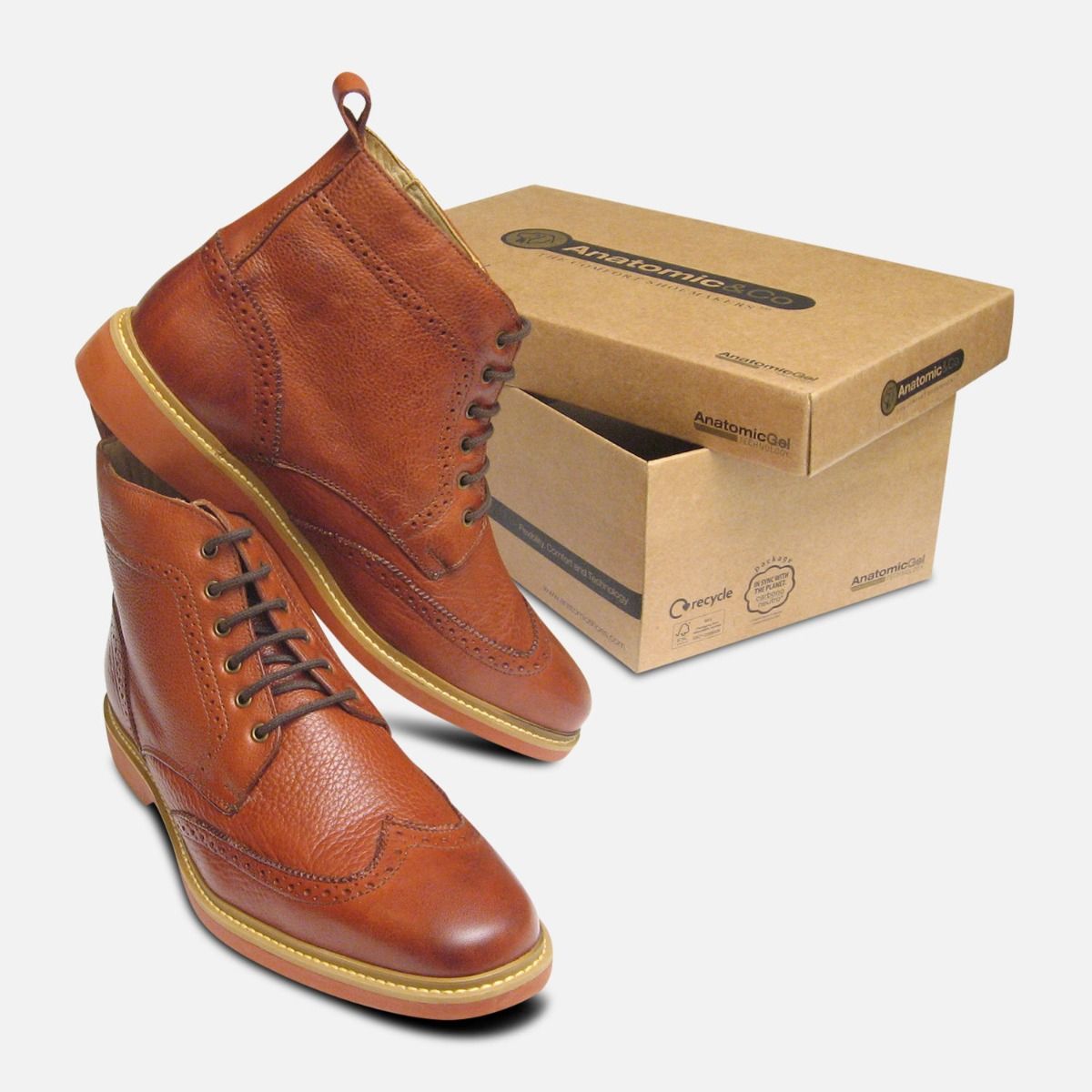 Chestnut Nova Boots by Anatomic Shoes