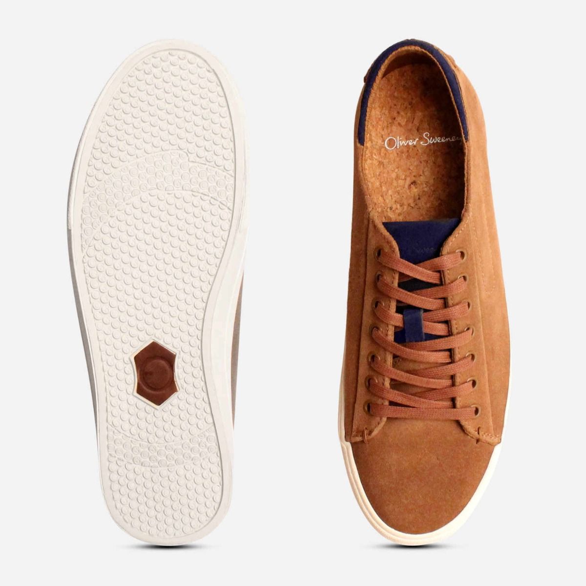 Oliver Sweeney Brown Suede Henwood II Designer Mens Shoes