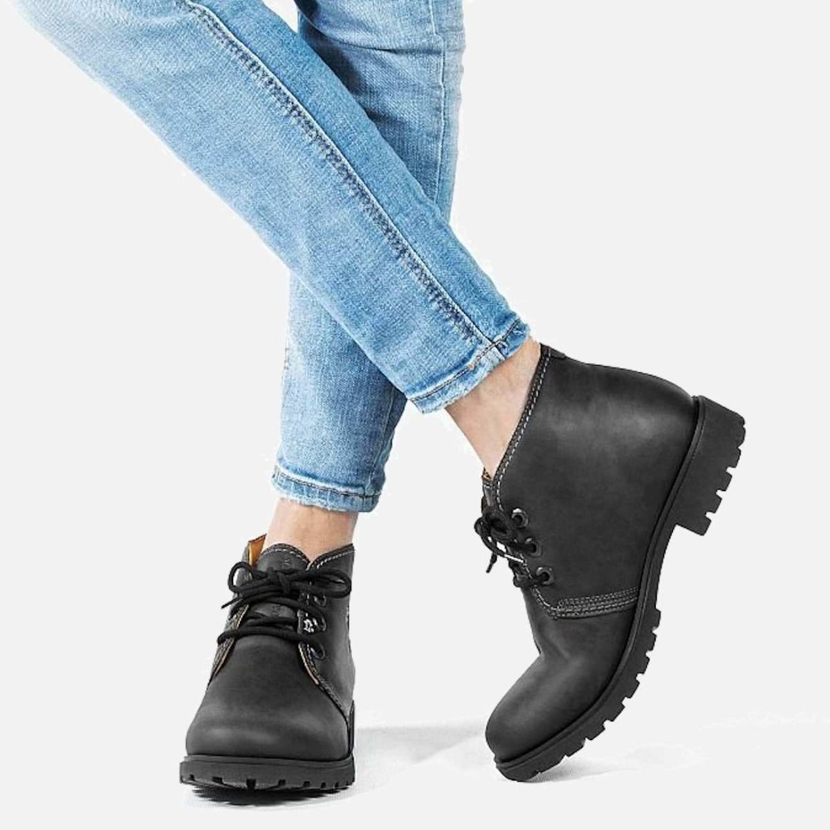 Miss Panama Jack Black Womens Bota Walking Boots