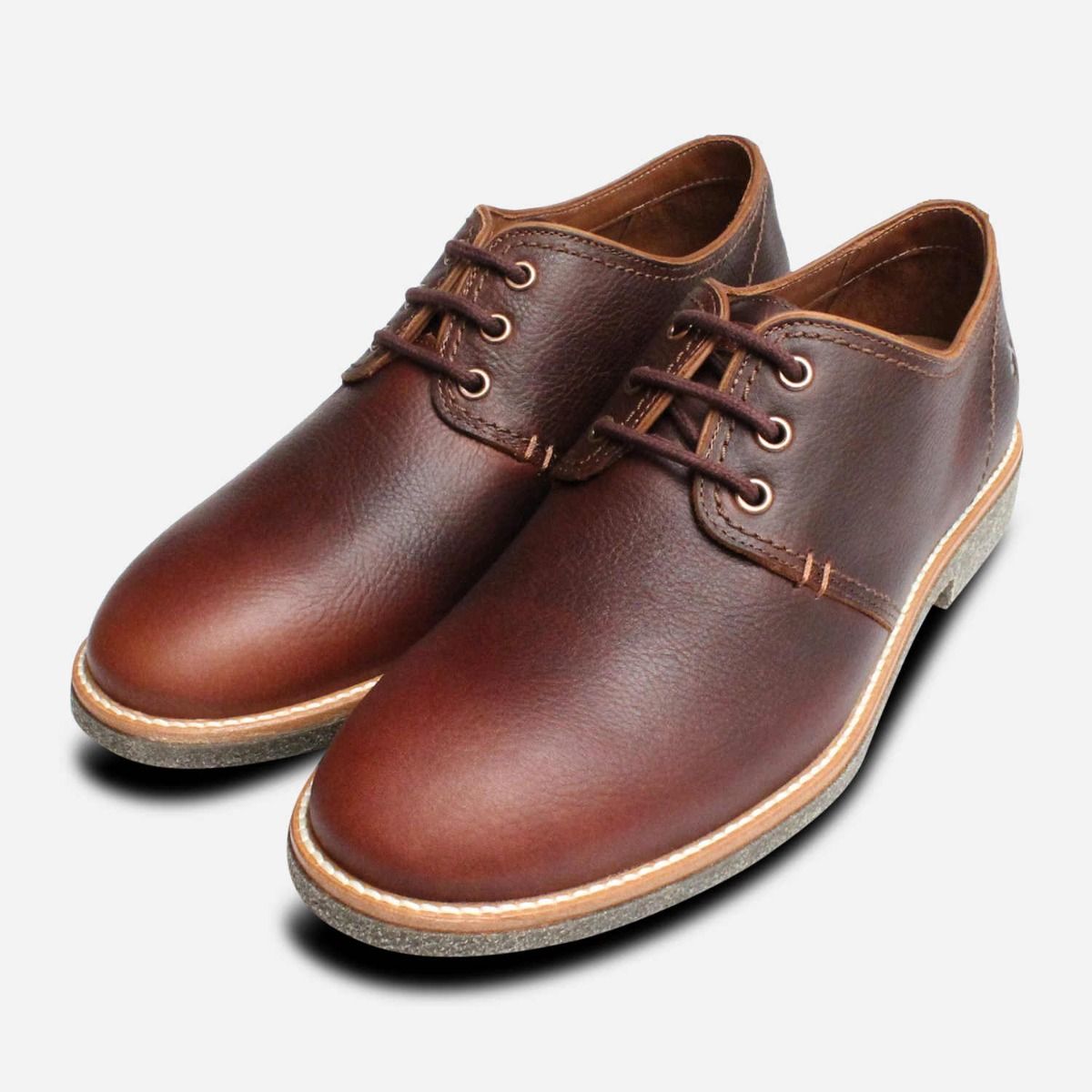 Panama Jack Mens Goodman Lace Up Shoes in Chestnut display picture 3