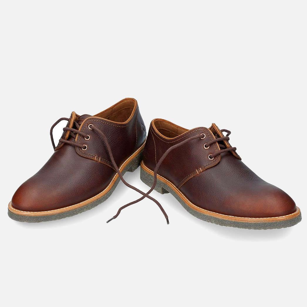 Panama Jack Mens Goodman Lace Up Shoes in Chestnut
