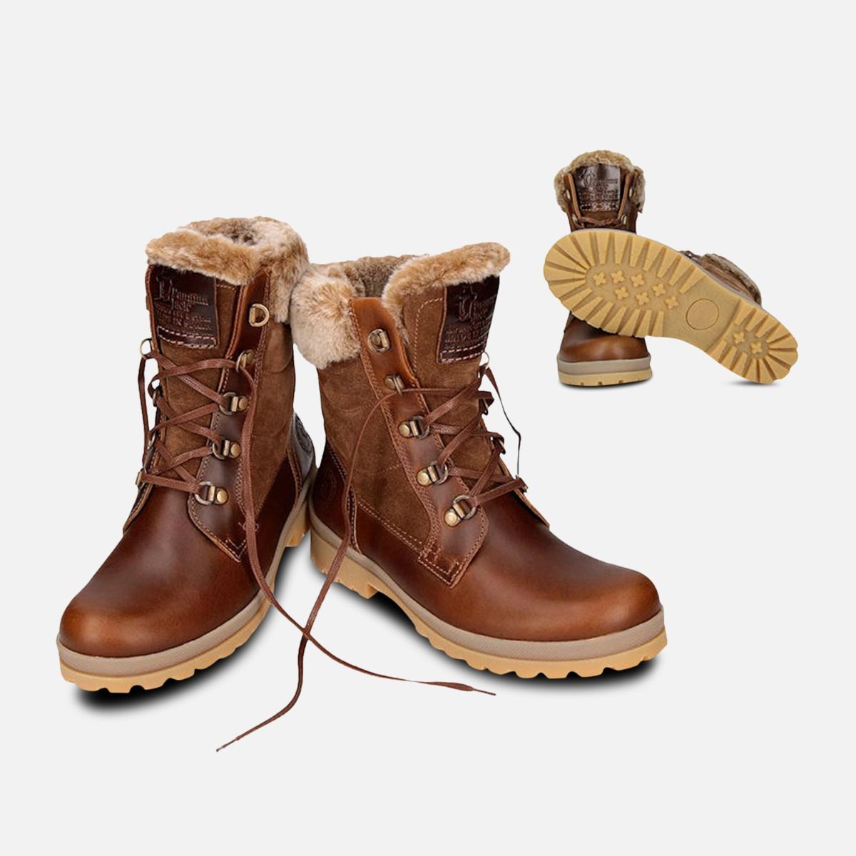 Waxy Brown Panama Jack Ladies Tuscani Boots