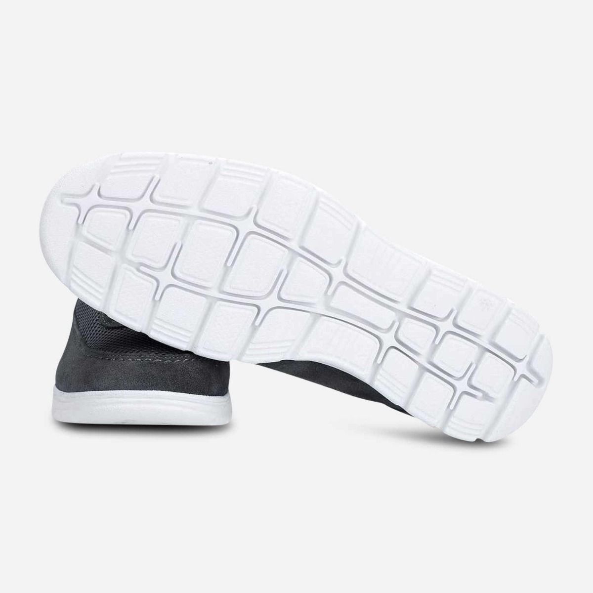 Panama Jack Grey Suede Davor Designer Training Shoes