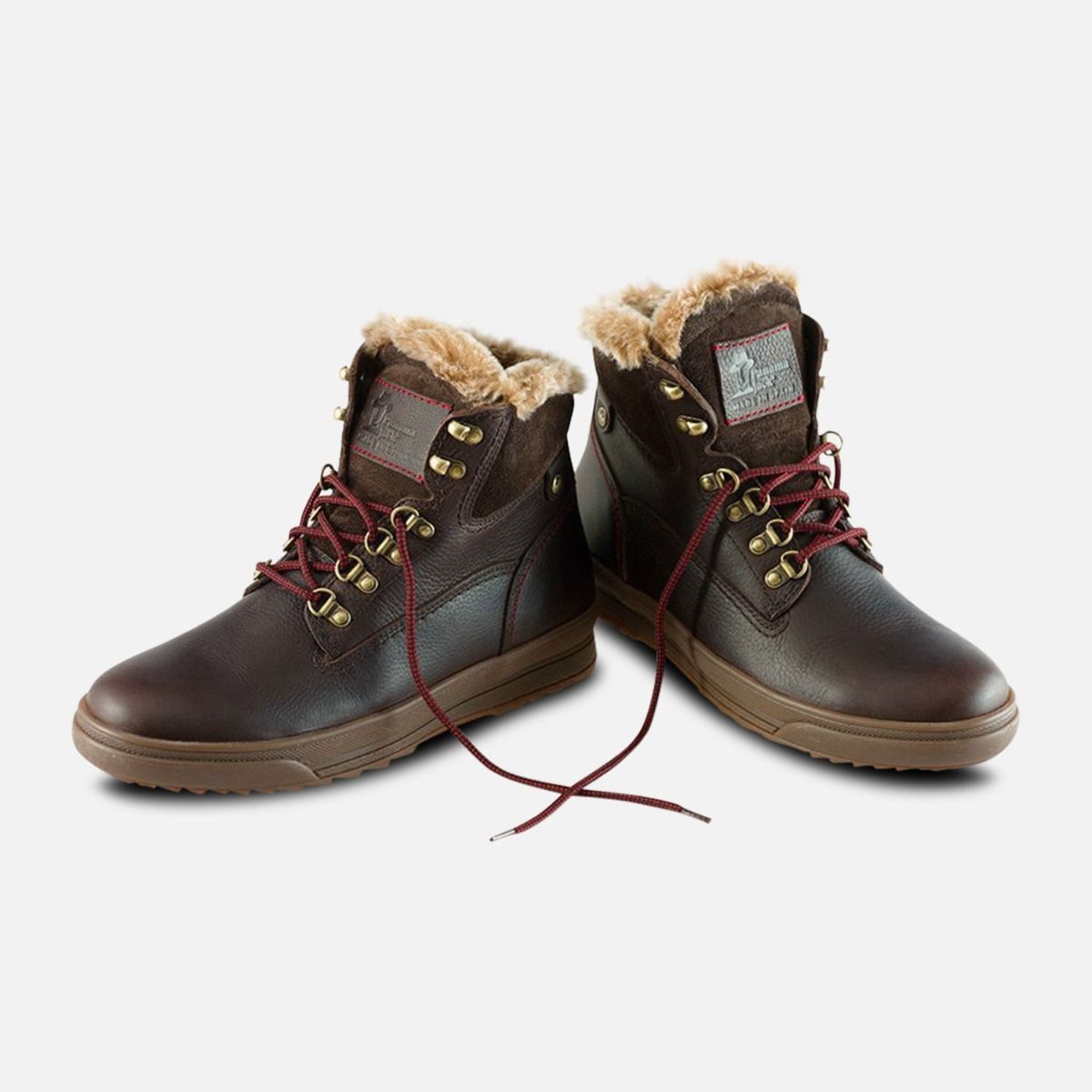 Fur Lined Brown Urban Trekker Panama Jack Boots