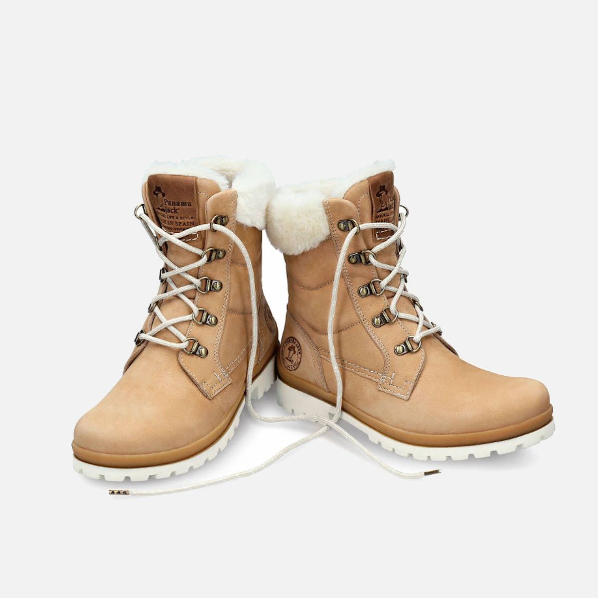 Panama Jack Tuscani B17 Natural Fur Boots