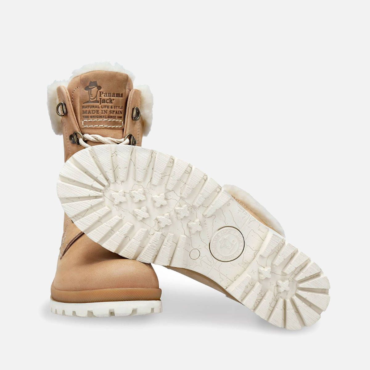 Panama Jack Tuscani B17 Natural Fur Boots
