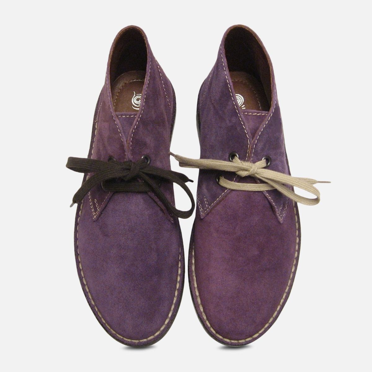 Purple Suede Womens Italian Arthur Knight Desert Boots