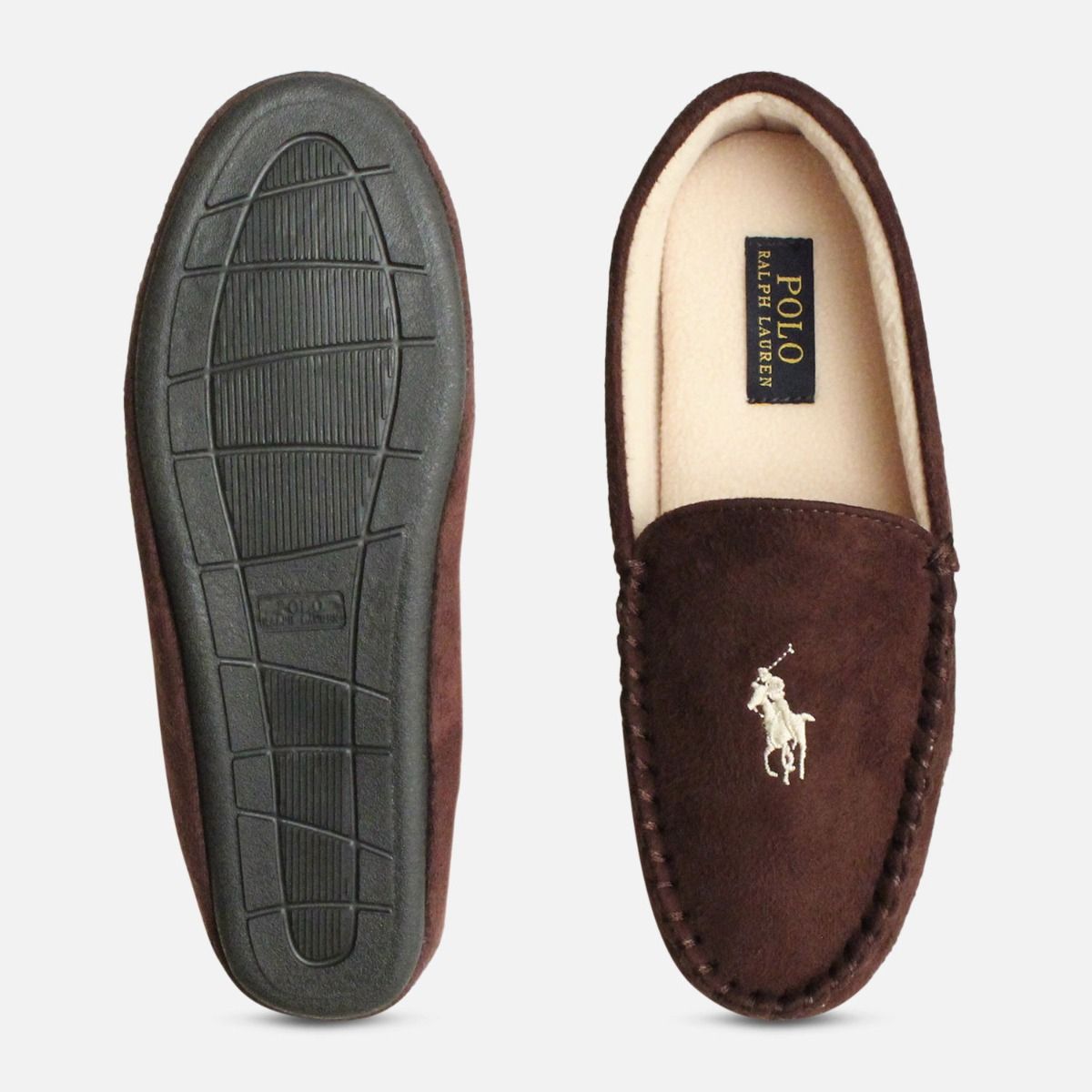 Ralph Lauren Dezi 3 Chocolate Brown Slippers