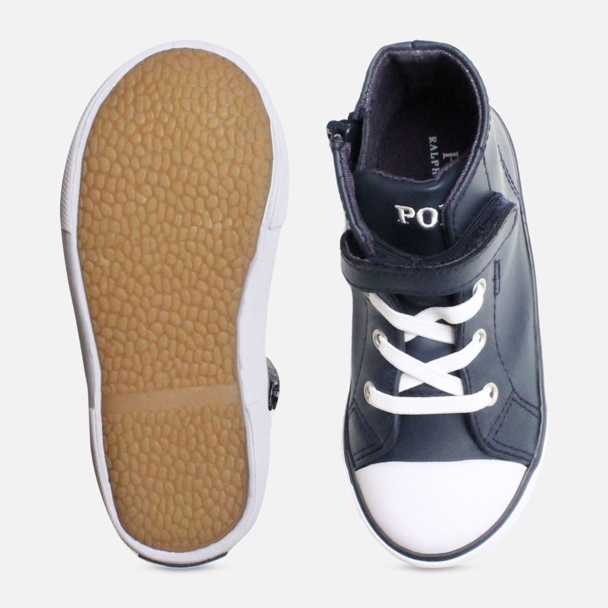 Ralph Lauren Polo Navy Blue Koni Toddler High Top