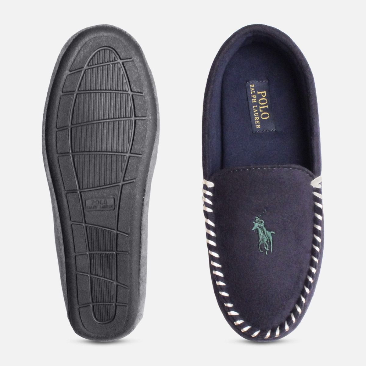 Ralph Lauren Polo Dezi 3 Navy Blue Mens Slippers