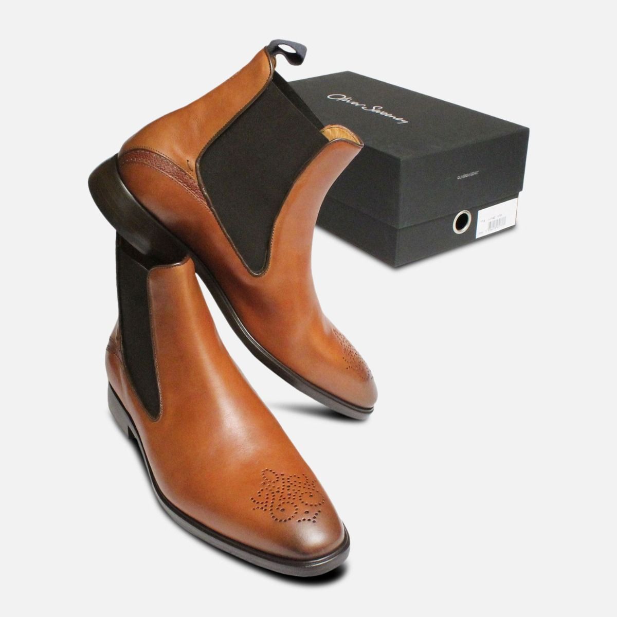 Oliver Sweeney Mens Rocca Chelsea Boot Brogues