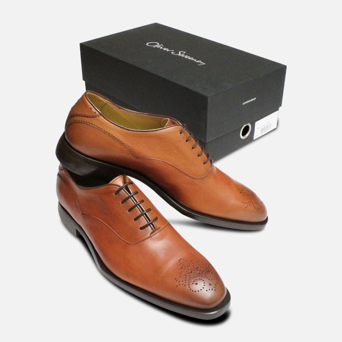 Oliver Sweeney Shoes Sabatini Cognac Brogues