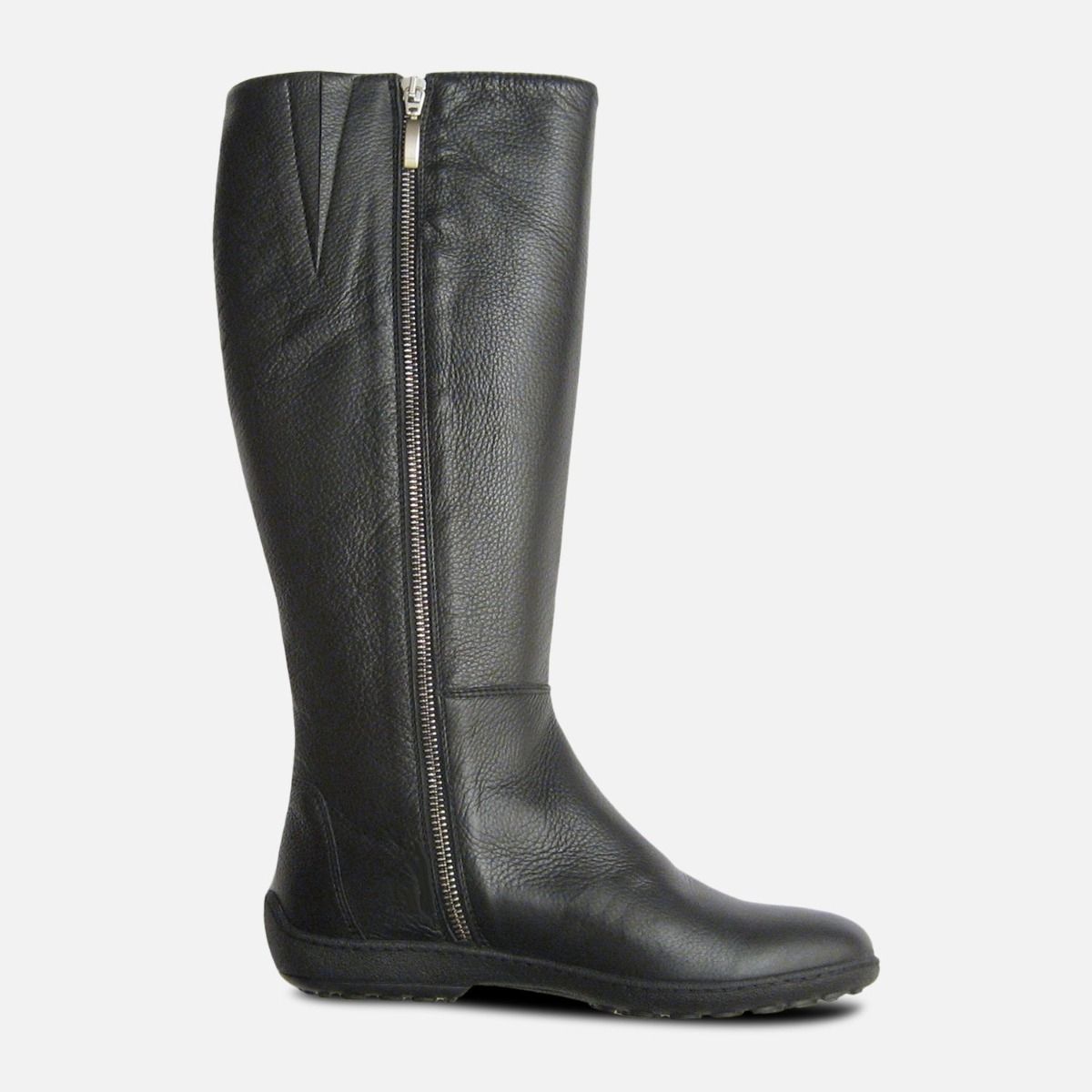 Luxury Italian Designer Ladies Black Riding Boots by Arthur Knight