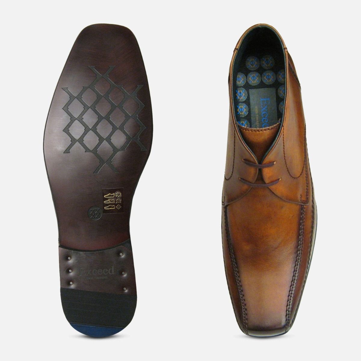Exceed Tan Chukka Boots for Men UK