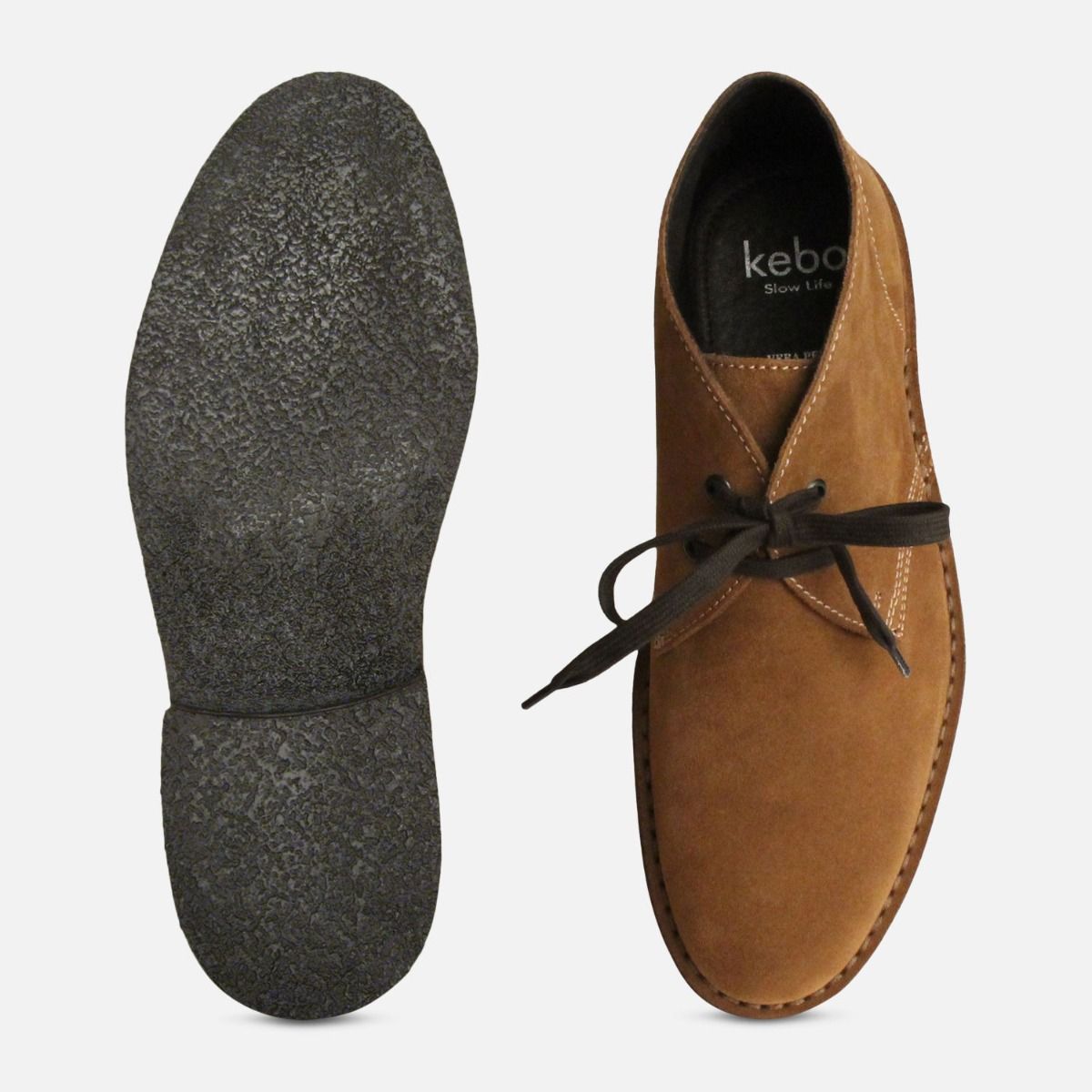 Siena 2 Brown Suede Mens Italian Desert Boots