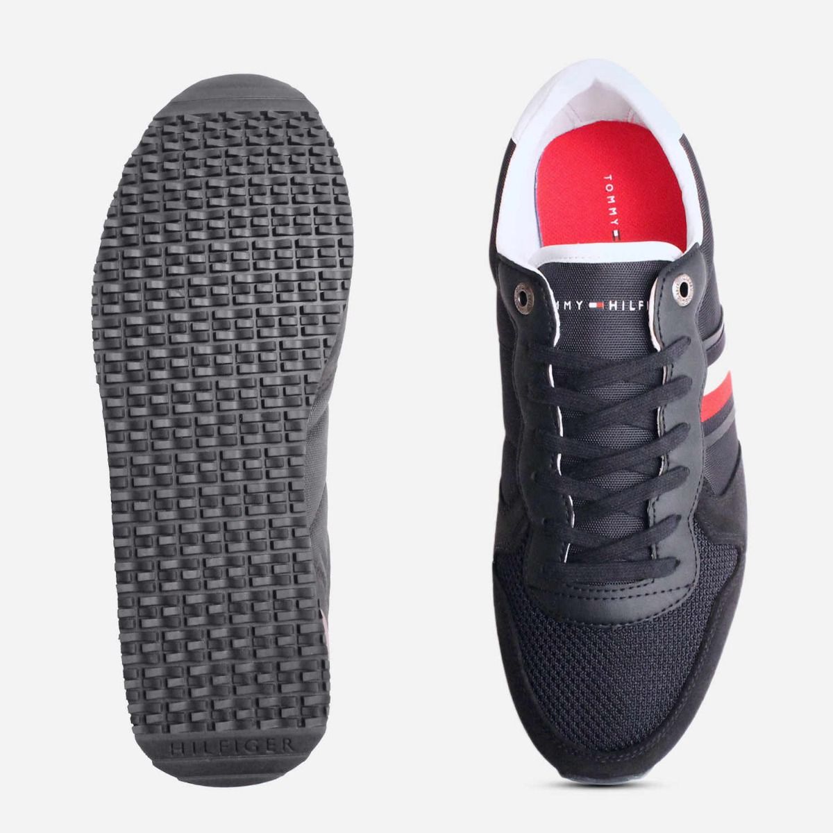 Iconic Tommy Hilfiger Navy Blue Mix Mens Training Shoes