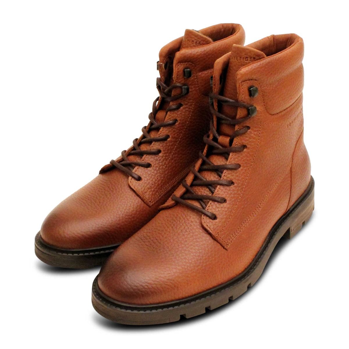 Tommy Hilfiger Memory Foam Brown Mens High Top Boots Size 10 TMRHODES Tommy Hilfiger Hyder TMHYDER Mens Brown Leather High Top  main image 2