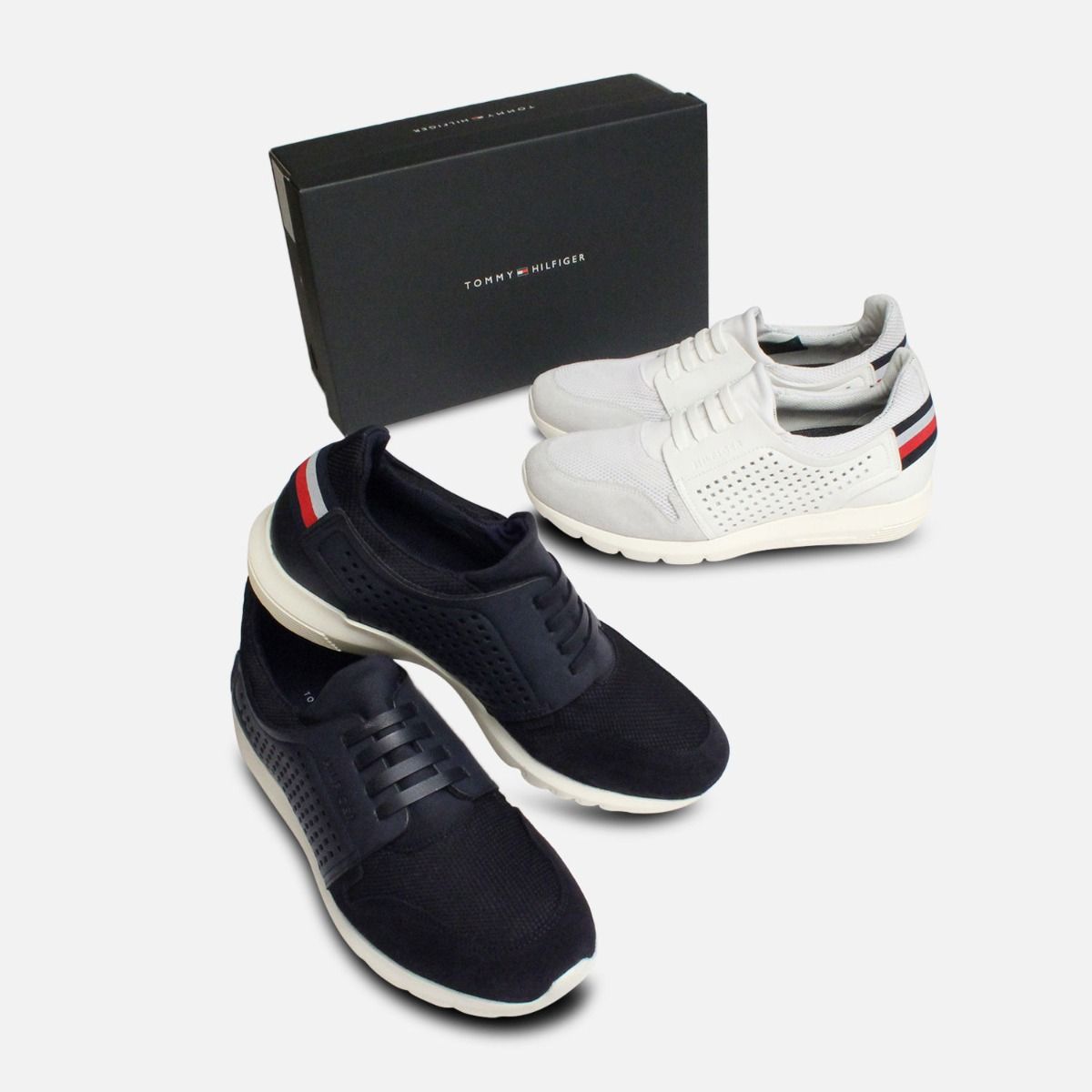 Tommy Hilfiger Premium White & Light Grey Sneaker