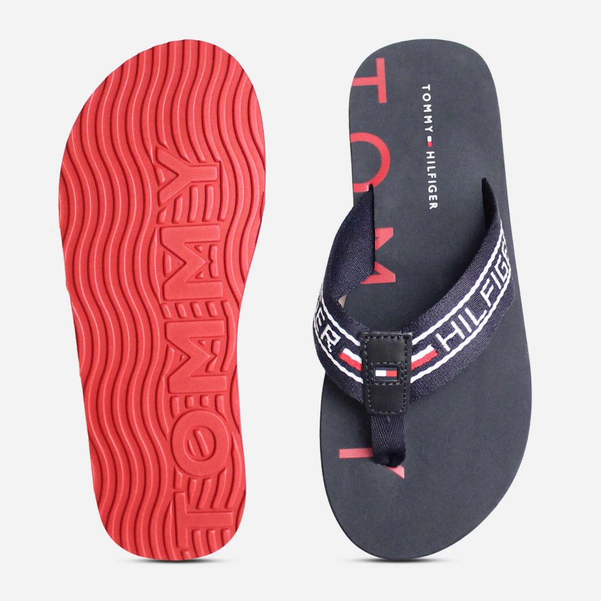 Tommy Hilfiger Midnight Navy Blue Flip Flop Sandals