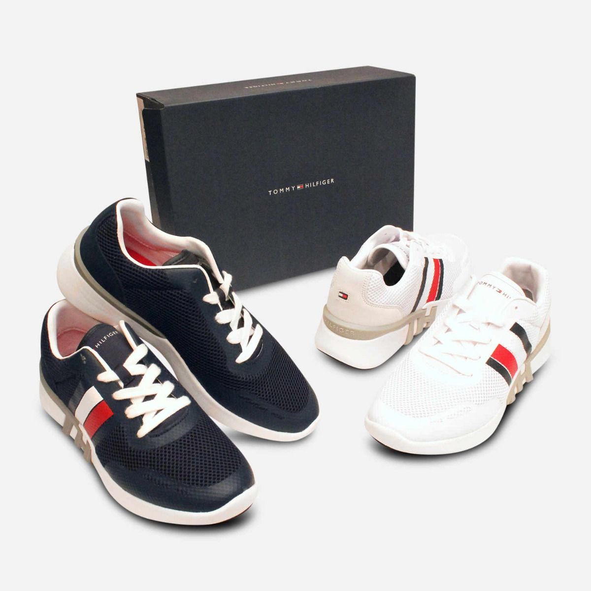 Tommy Hilfiger Designer Lightweight Navy Blue Training Shoes