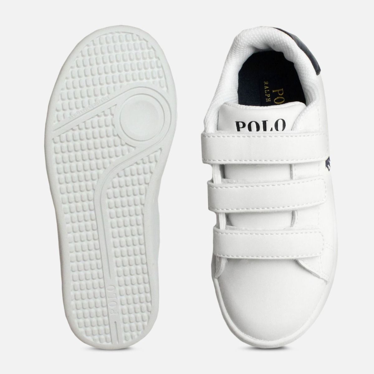 Classic White Polo Ralph Lauren Quincey Shoes