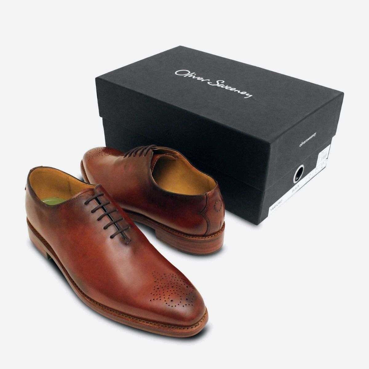 Oliver Sweeney Brown Goodyear Wholecut Oxford Brogue