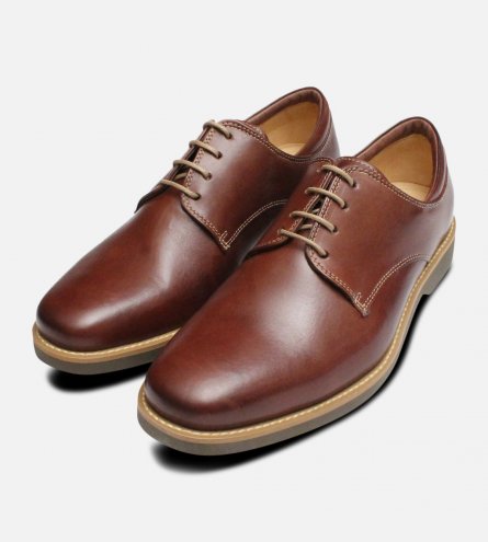 Anatomic & Co Plain Brown Lace Up Shoes