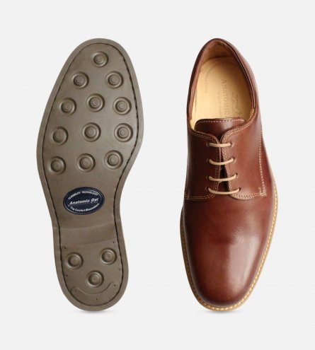 Anatomic & Co Plain Brown Lace Up Shoes