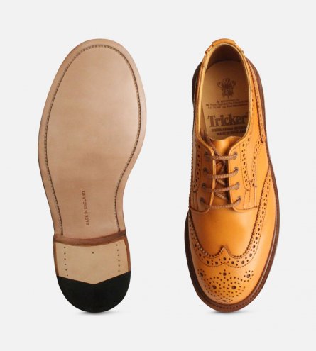 Trickers Anne in Acorn Tan Ladies Brogue Shoes