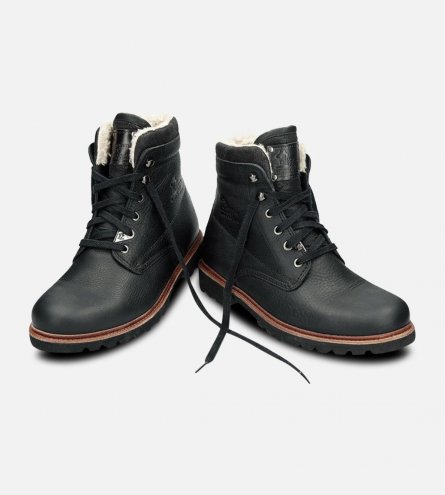 Black General Havana Joe Aviator Cotton Lined Mens Boots