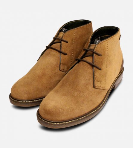 Barbour Ginger Suede Readhead Lace Up Chukka Boots