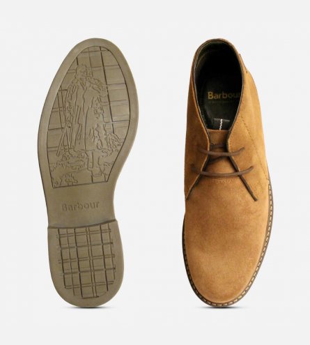 Barbour Ginger Suede Readhead Lace Up Chukka Boots