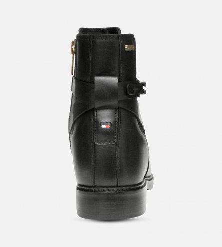 Waterproof Tommy Hilfiger Black Holly Chelsea Boots