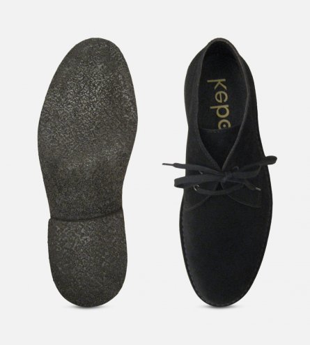 Black Suede Desert Boots for Men UK