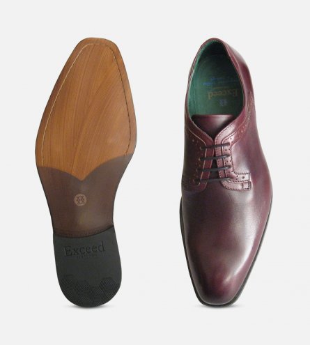 Burgundy Formal Mens Exceed Shoes