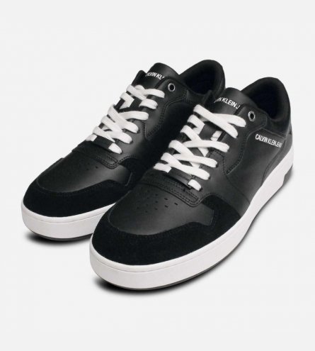 Calvin Klein Mens Basketball Shoes in Black & White