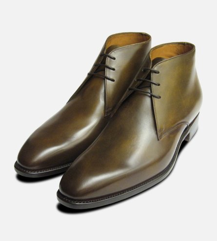 Royal Forest Green Chukka Boots Carlos Santos Shoes