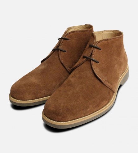 Tobacco Suede Anatomic & Co Chukka Boot