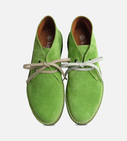 Lime Green Suede Italian Arthur Knight Desert Boots