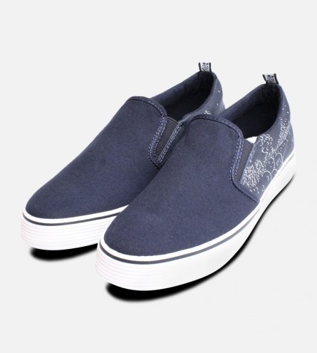 Vilebrequin Mens Navy Slip On Shoes