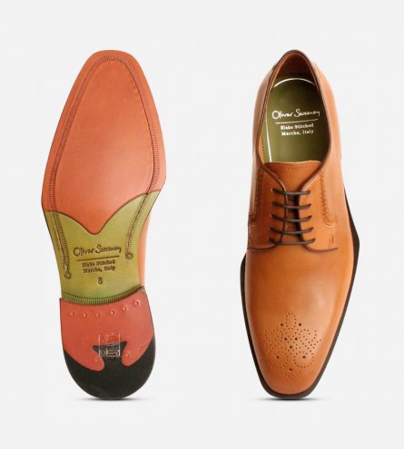 Oliver Sweeney Cozzi Italian Tan Brogues for Men