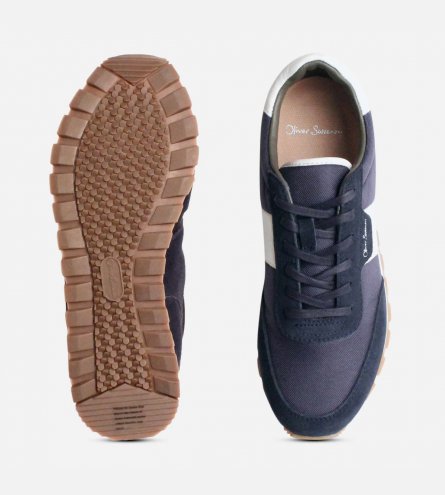 Oliver Sweeney Shurton II Navy Blue Suede Sneakers