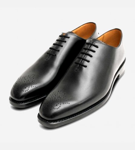 Oliver Sweeney Black Goodyear Wholecut Oxford Brogue