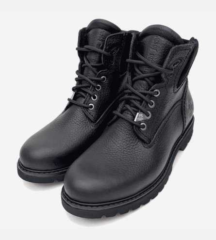 Gore Tex Panama Jack Mens Designer Black Waterproof Boots