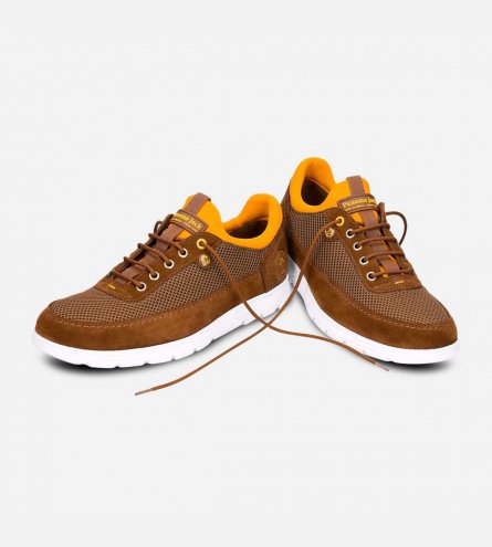 Panama Jack Designer Brown Suede Davor Sneakers